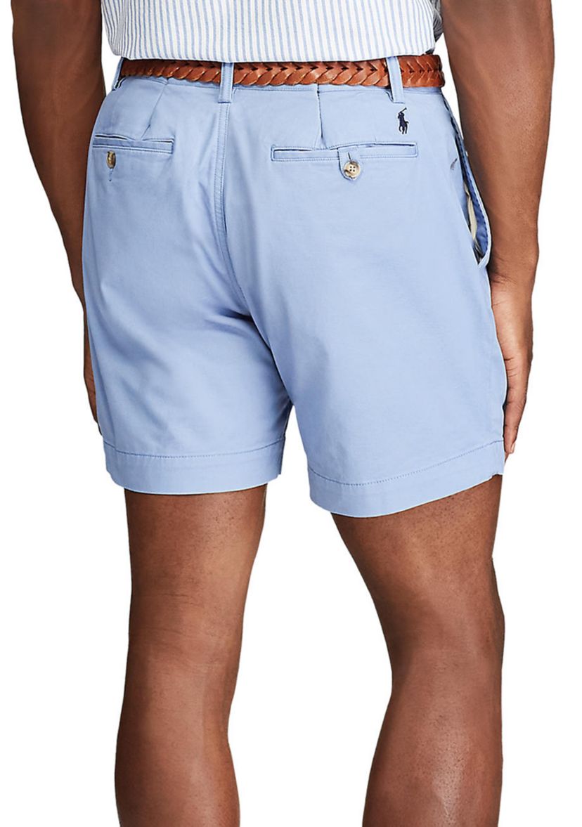 6 Stretch Classic Fit Chino Short