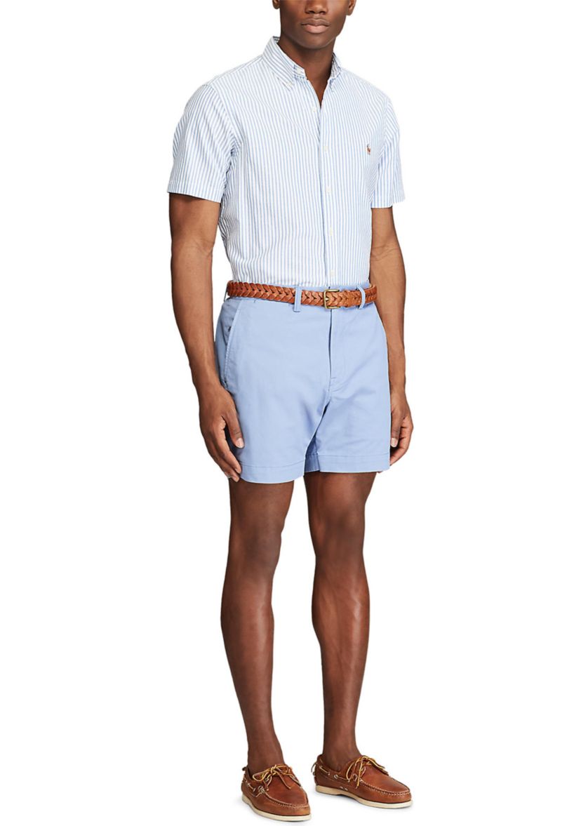 6 Stretch Classic Fit Chino Short