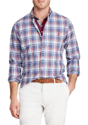 Shirts men at lauren t belk questions for ralph with bottom flare