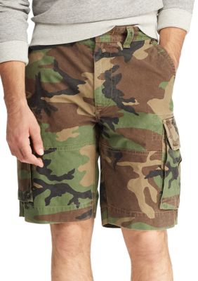 polo camo cargo shorts