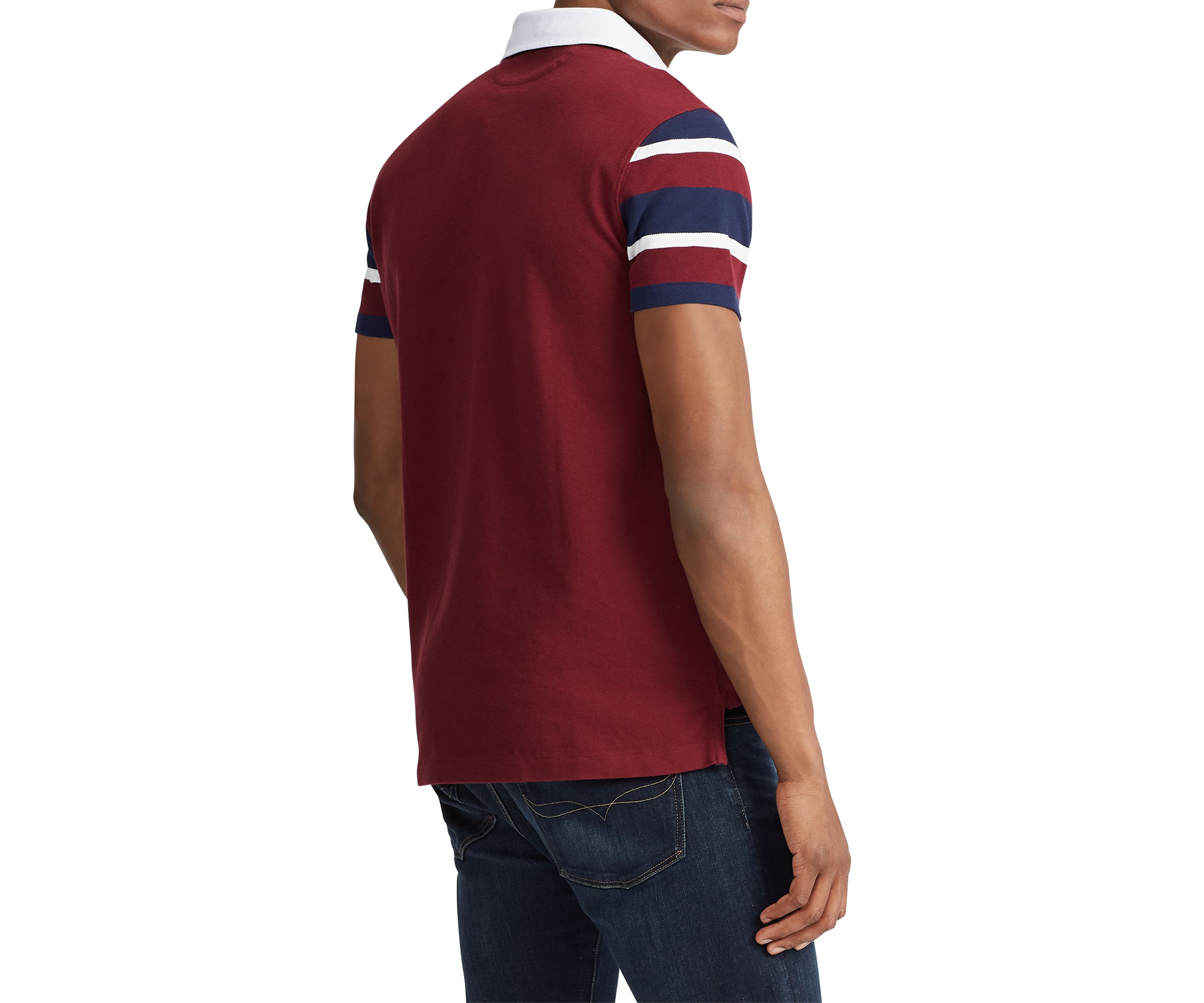 Custom Slim Fit Bear Rugby Shirt
