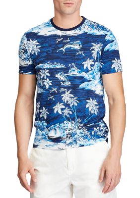 Polo Ralph Lauren Classic Fit Tropical-Print Tee | belk