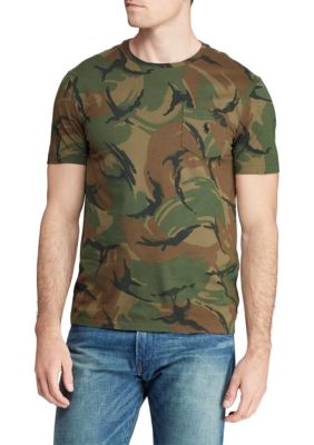 Ralph Lauren Camo T Shirt Green