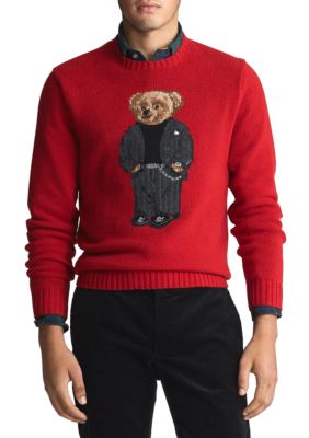 Polo Ralph Lauren Suit Bear Wool Sweater | belk