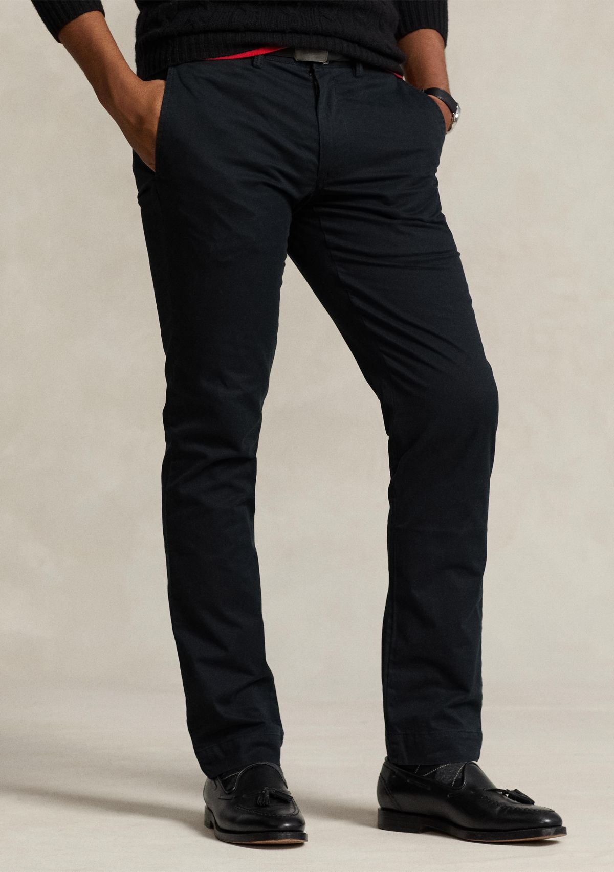 Stretch Slim Fit Cotton Chino Pants