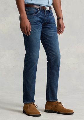 Polo Ralph Lauren Men's Big & Tall Dark Wash Stretch Five-Pocket Jeans