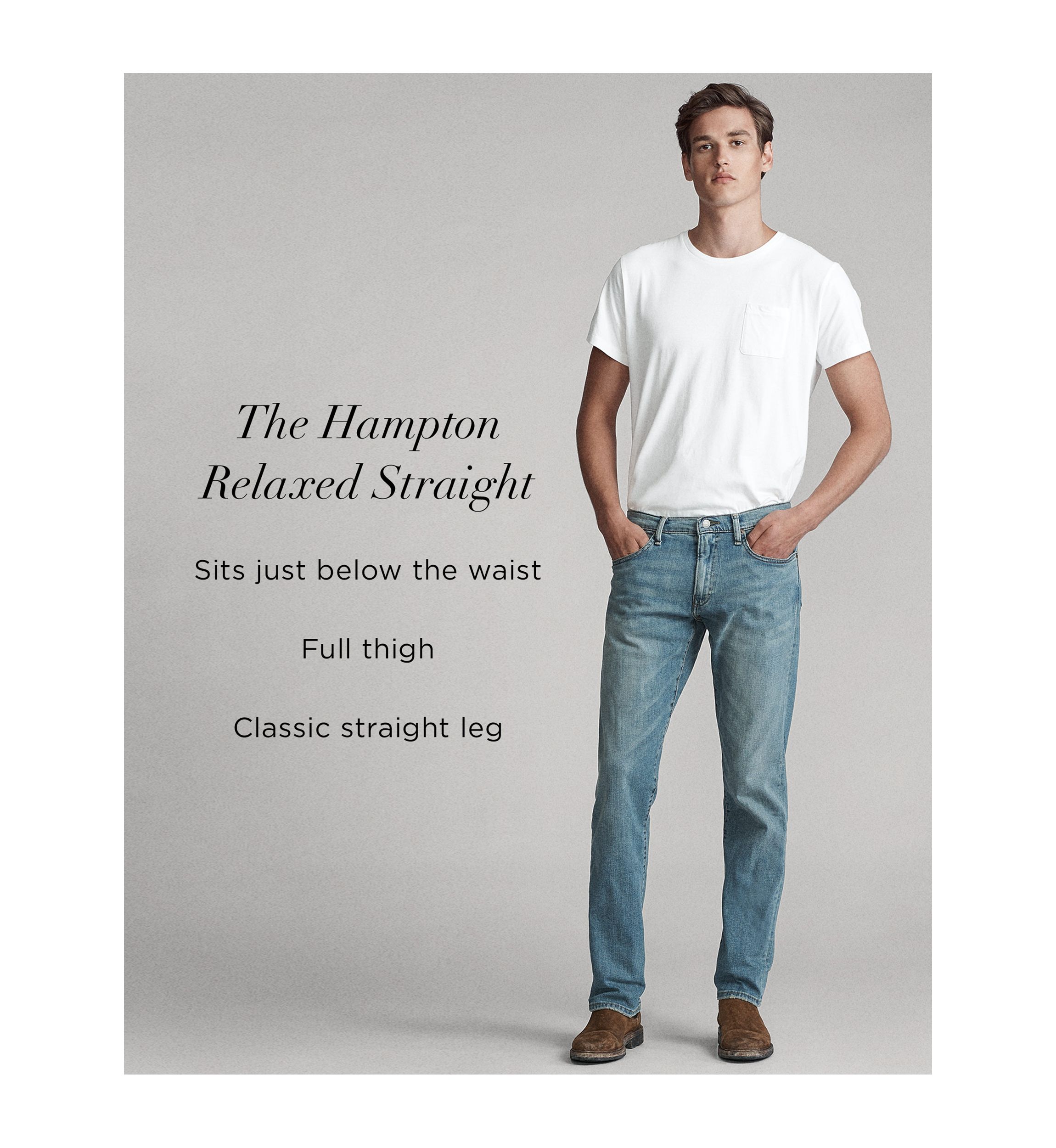 Hampton Relaxed Straight Jeans