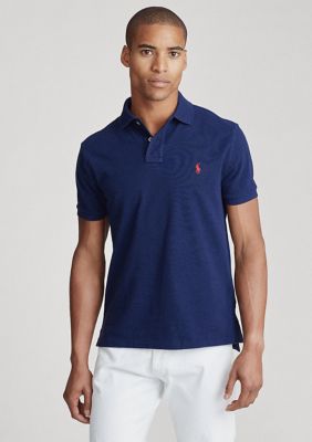 Polo Ralph Lauren Men's Classic Fit Mesh Polo Shirt, Navy Blue, 2XL