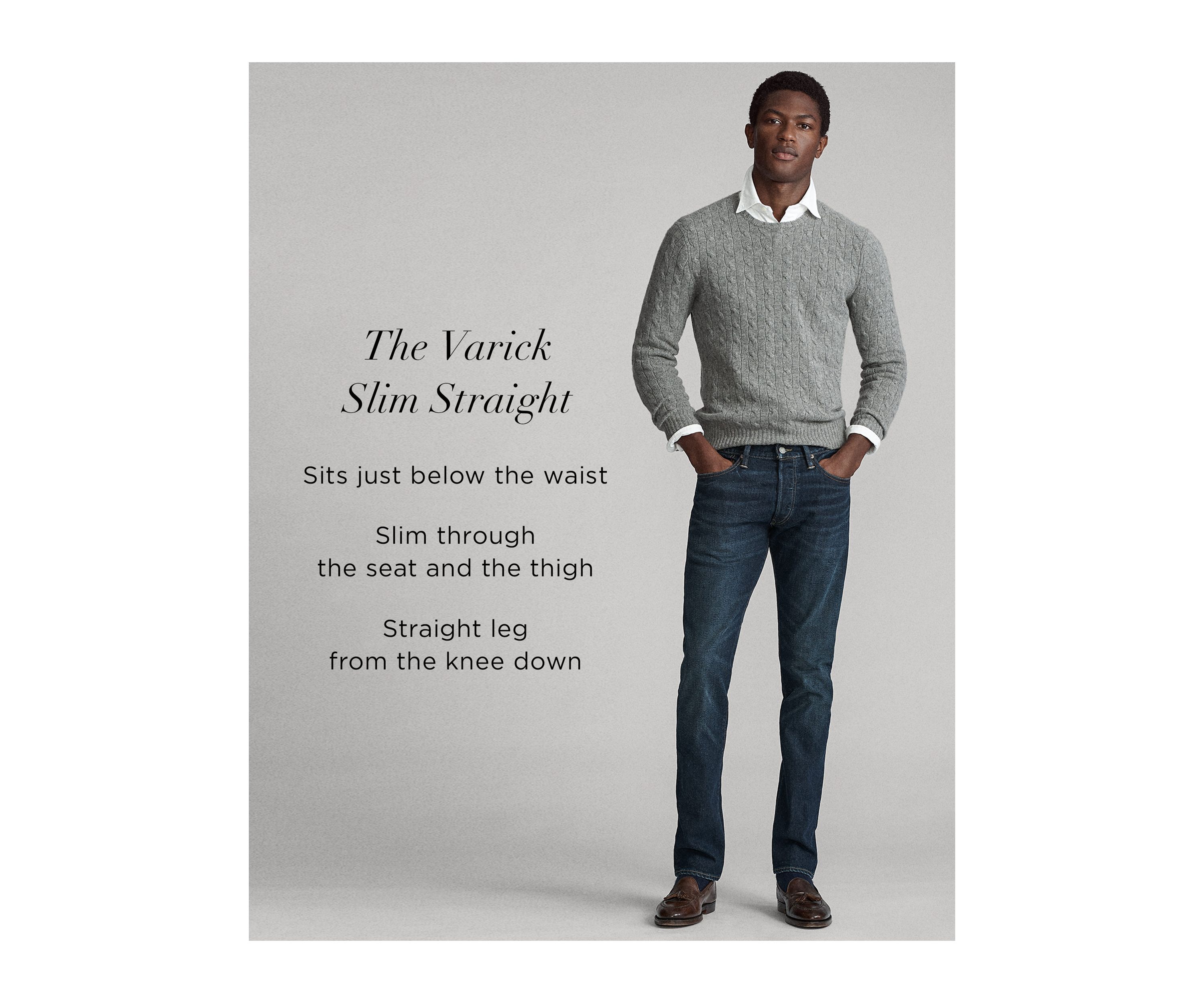 Varick Slim Straight Jeans