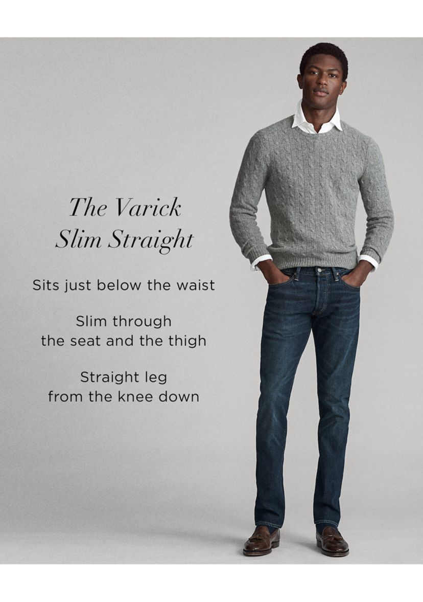 Varick Slim Straight Jeans