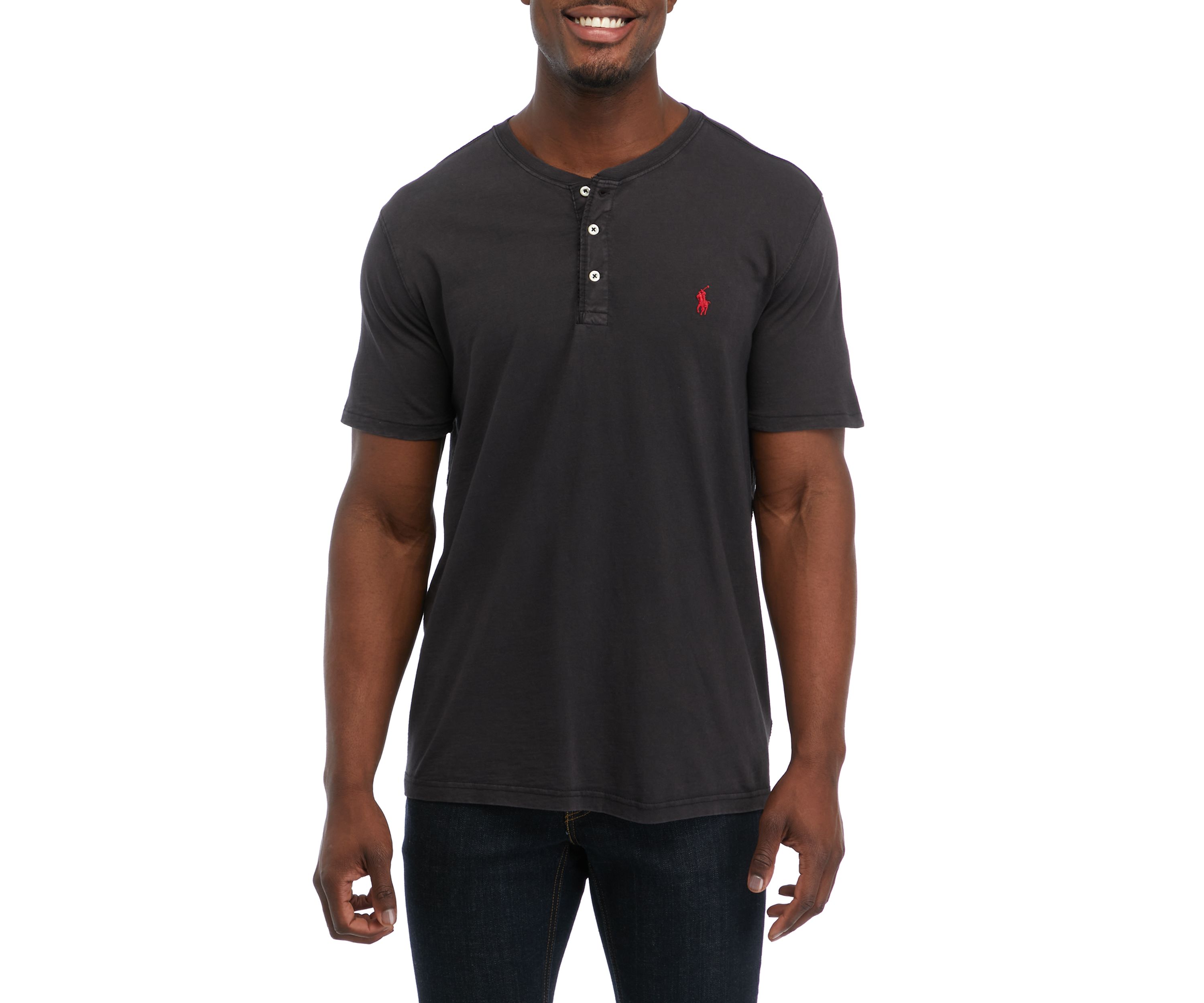 Slub Jersey Henley Shirt