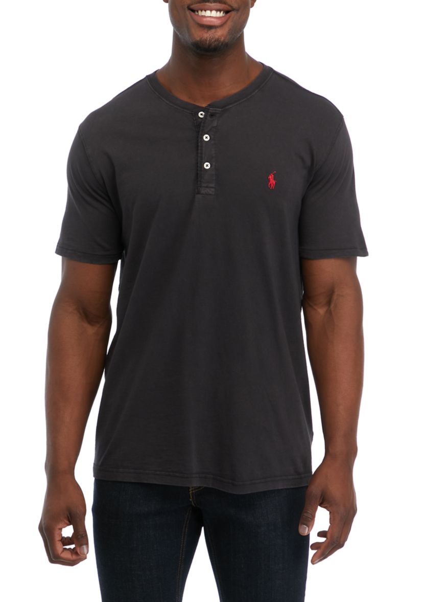 Slub Jersey Henley Shirt