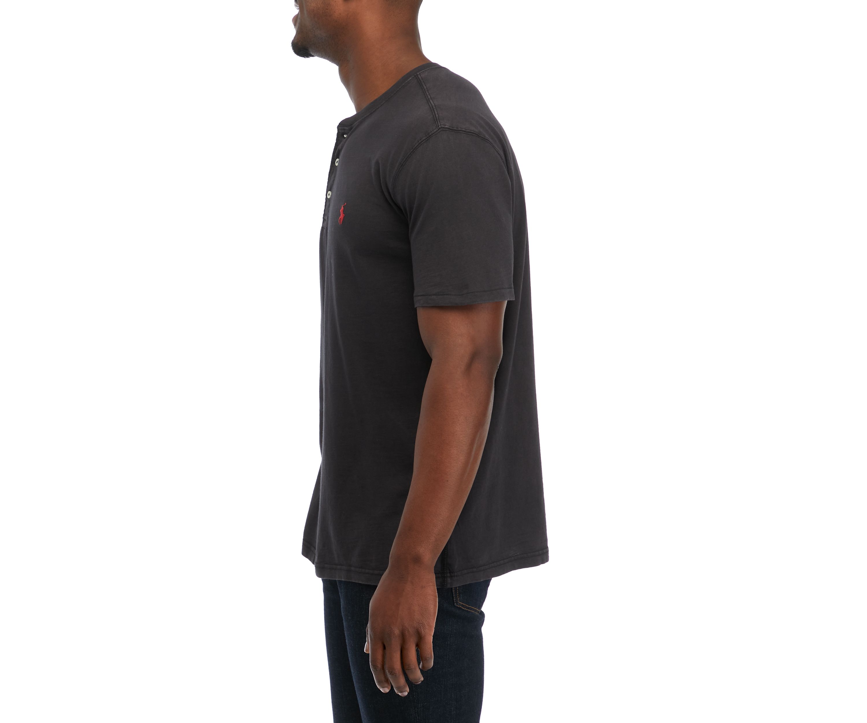 Slub Jersey Henley Shirt