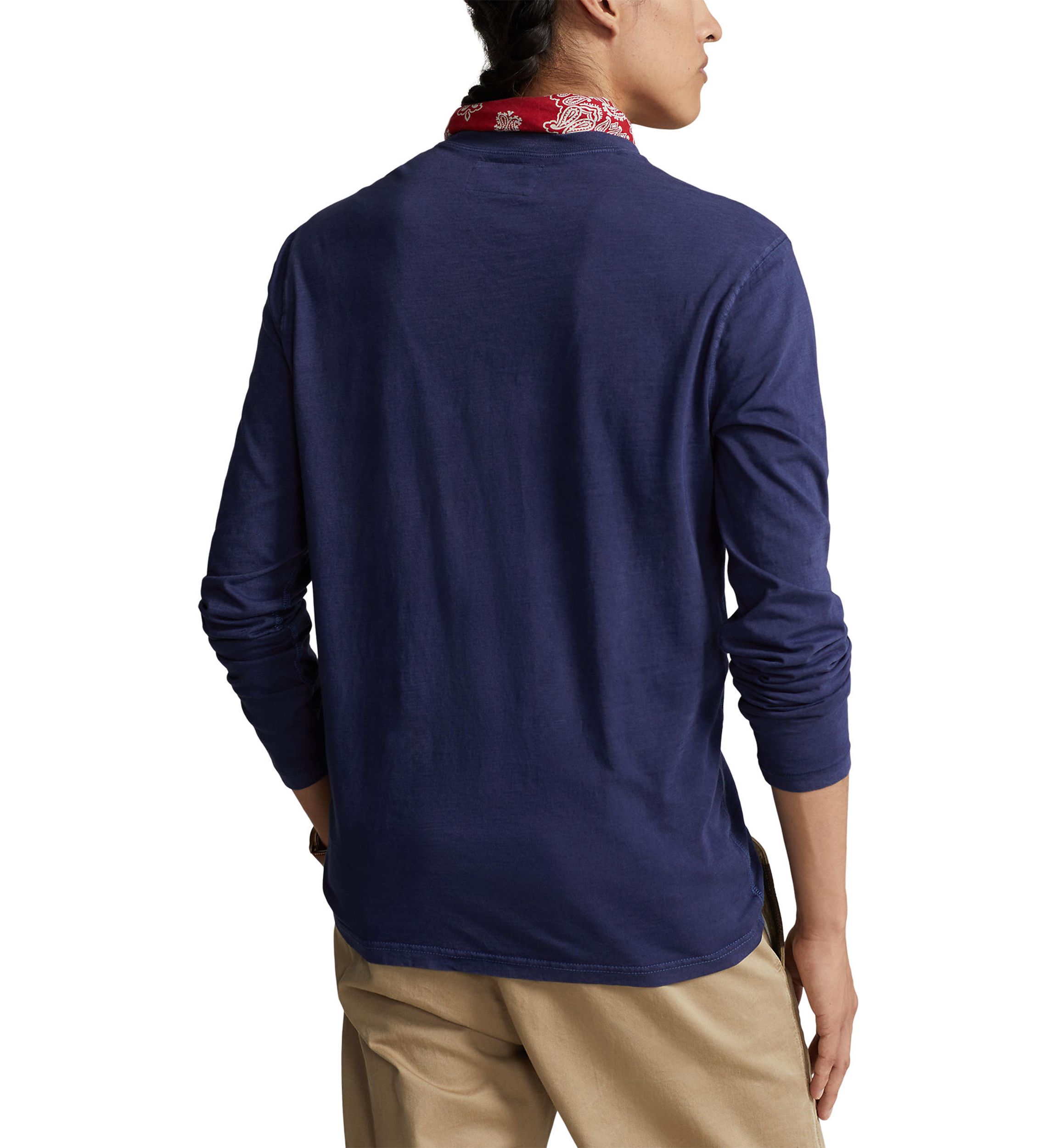 Slub Jersey Henley Shirt