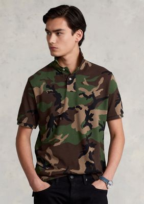 Polo Ralph Lauren Custom Slim Fit Camo Mesh Polo Shirt | belk