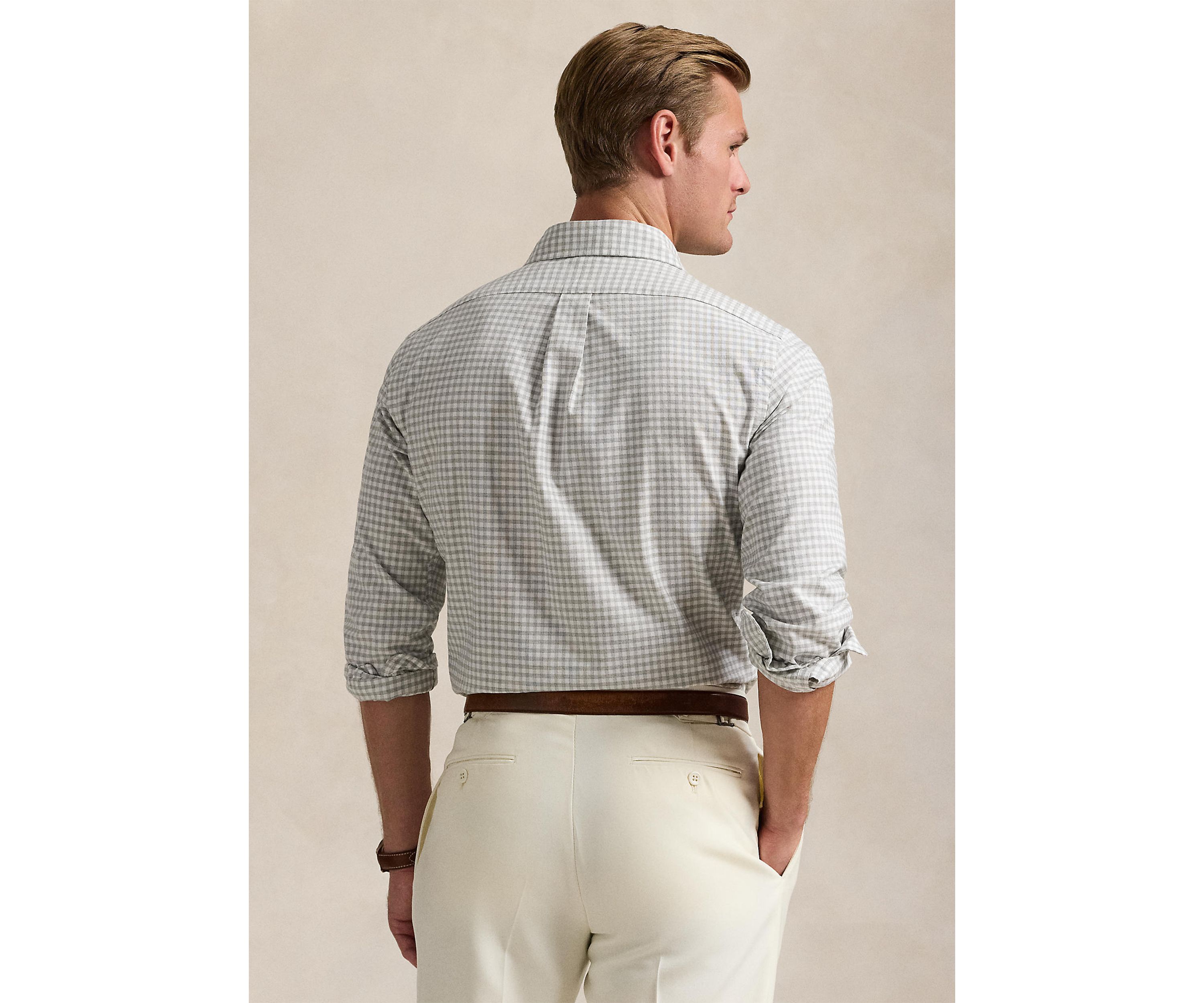 Classic Fit Gingham Oxford Shirt