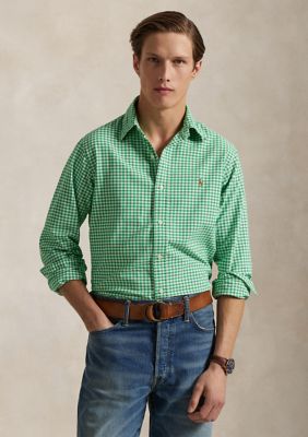 Polo Ralph Lauren Men's Classic Fit Gingham Oxford Shirt, X-Large