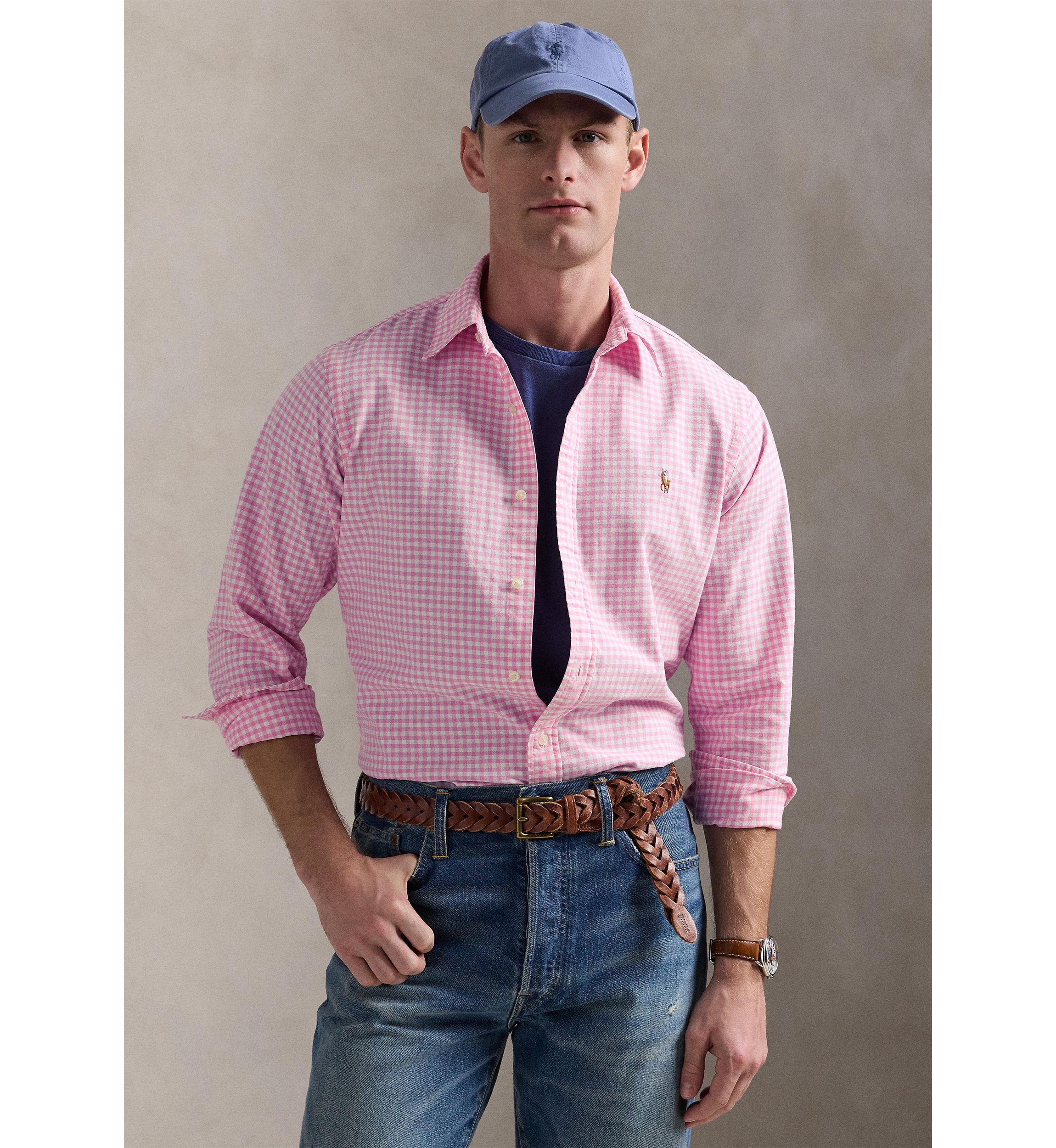 Classic Fit Gingham Oxford Shirt
