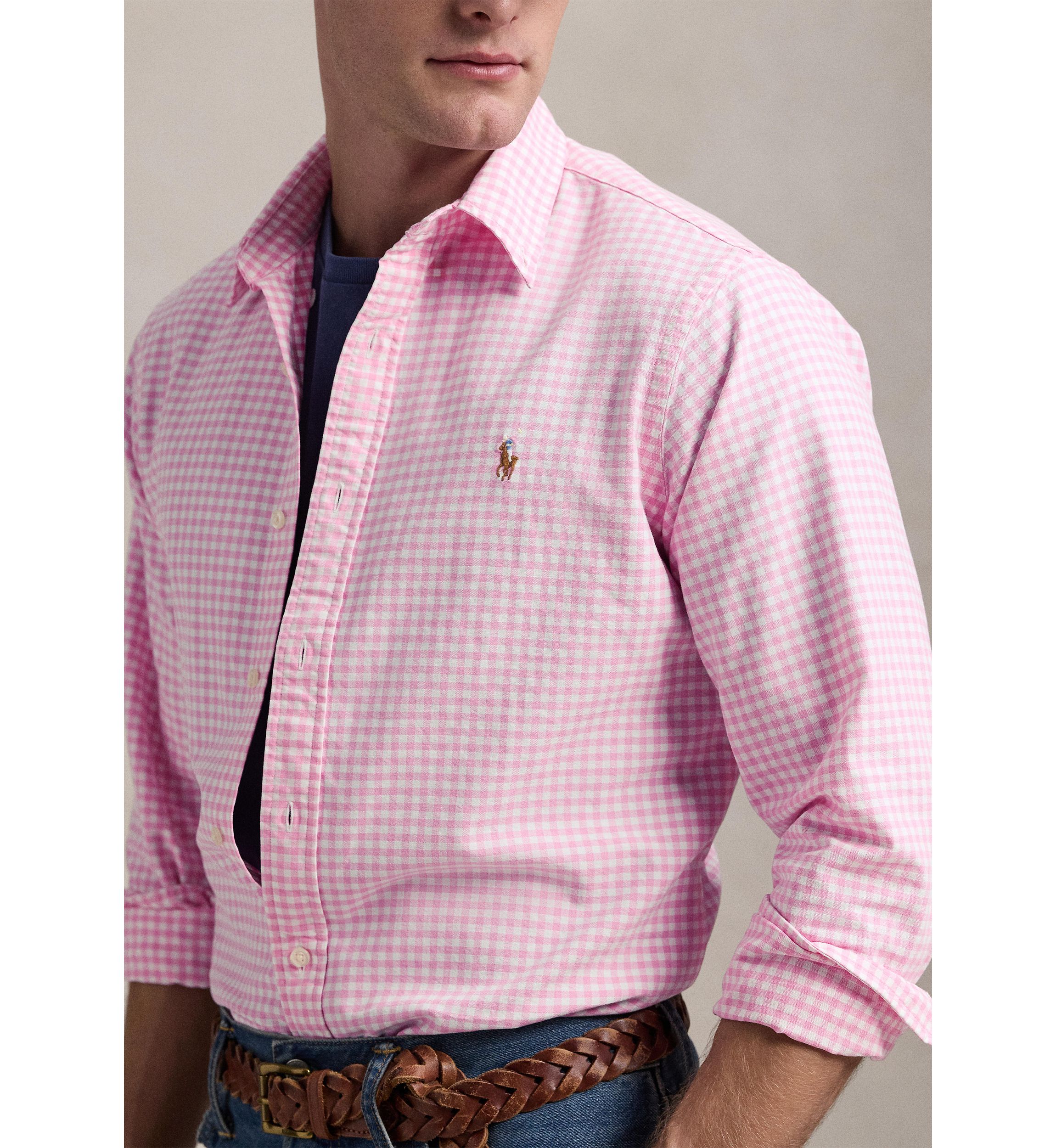 Classic Fit Gingham Oxford Shirt