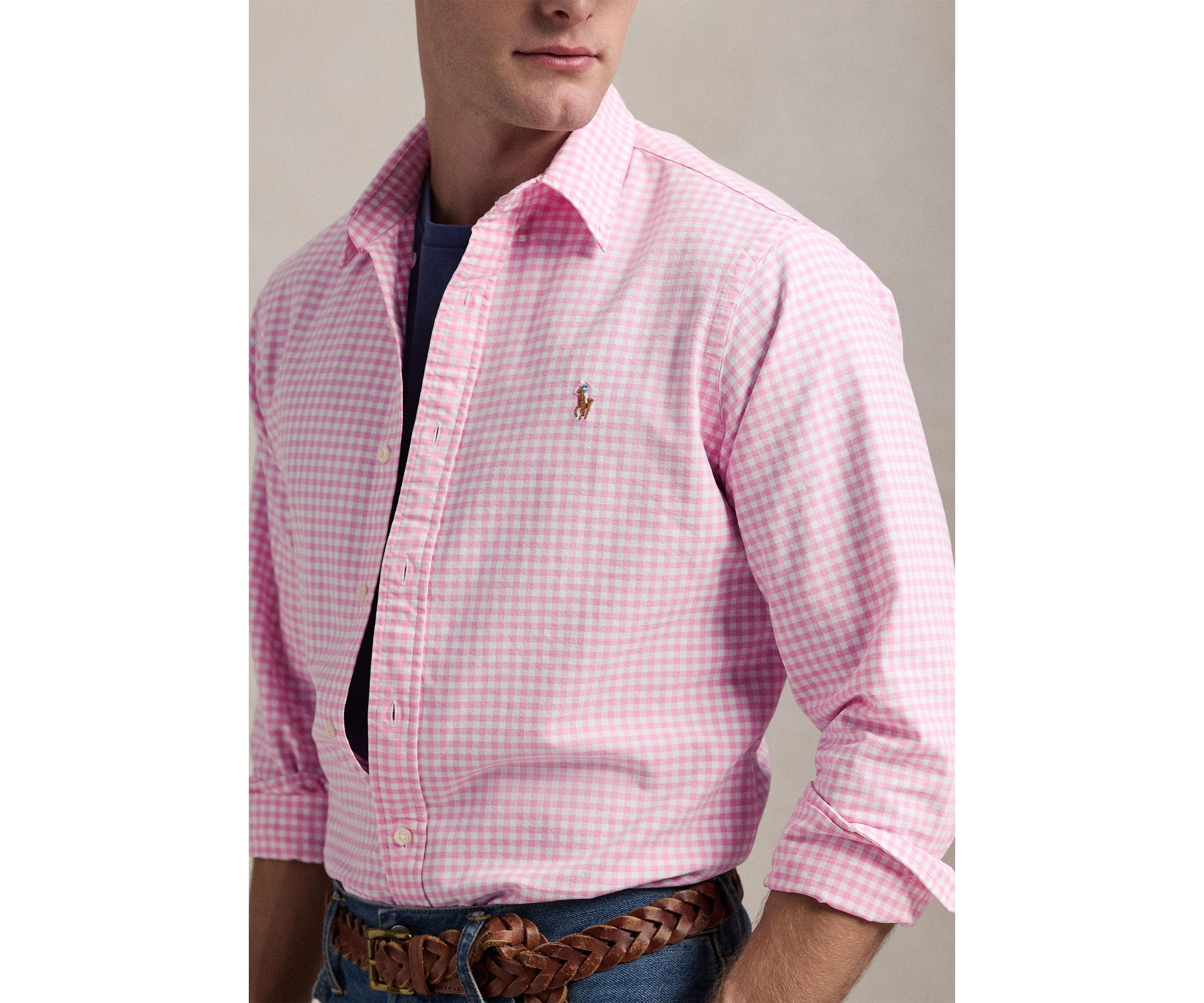 Classic Fit Gingham Oxford Shirt
