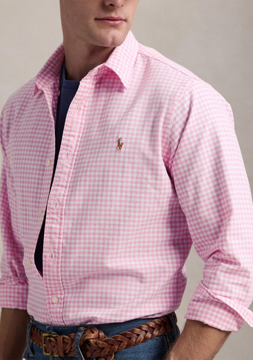 Classic Fit Gingham Oxford Shirt
