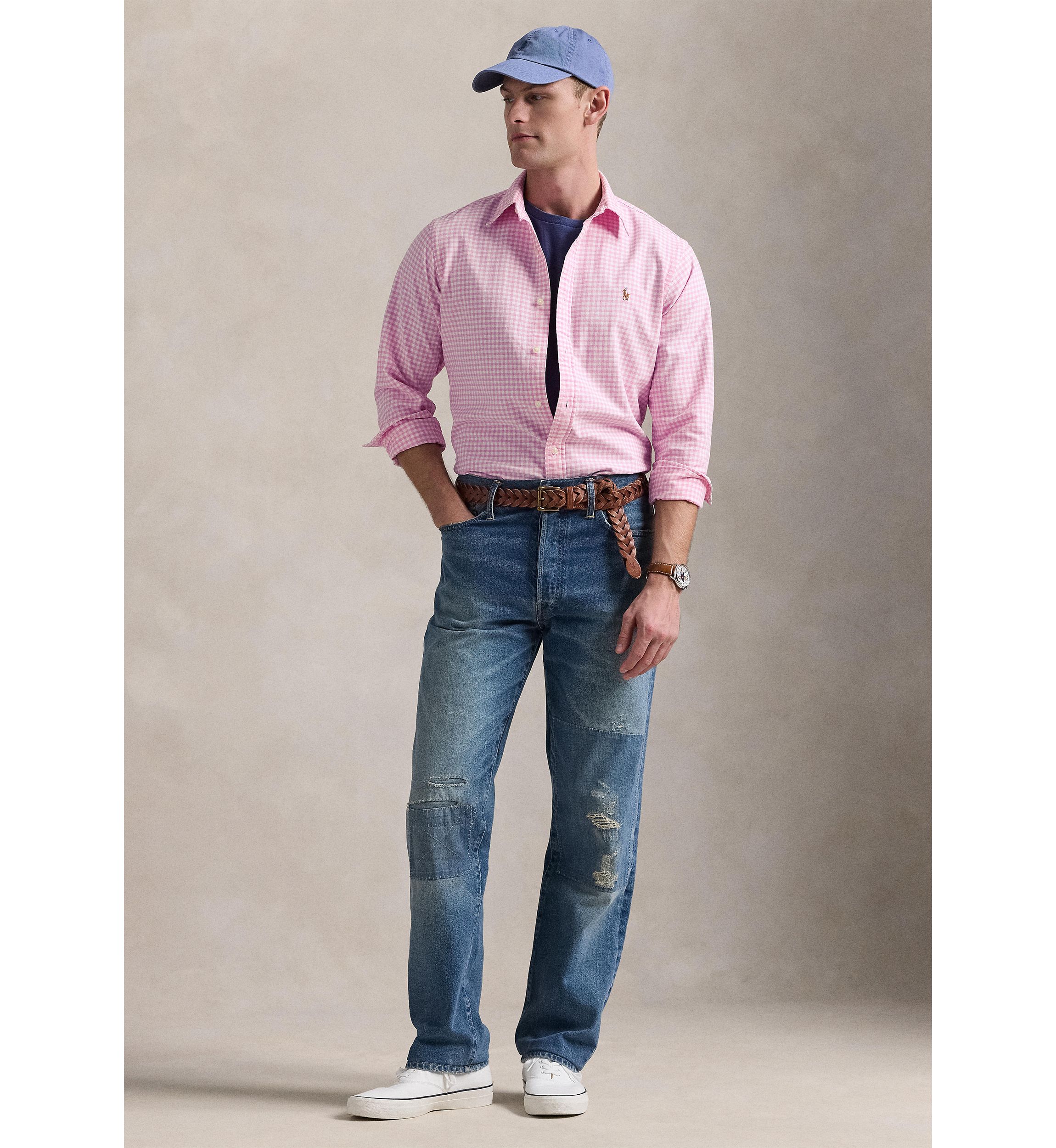Classic Fit Gingham Oxford Shirt
