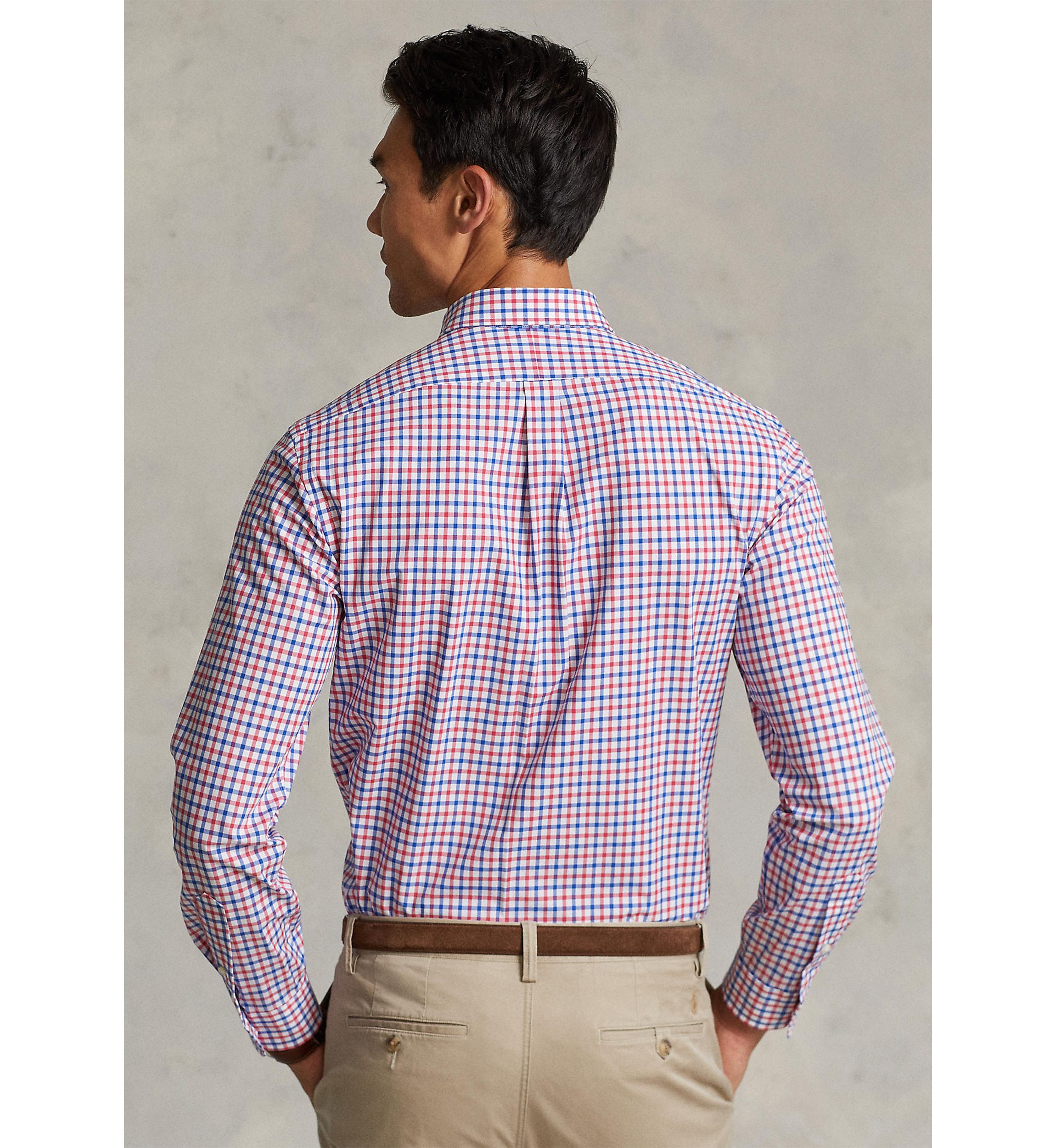 Slim Fit Stretch Poplin Shirt