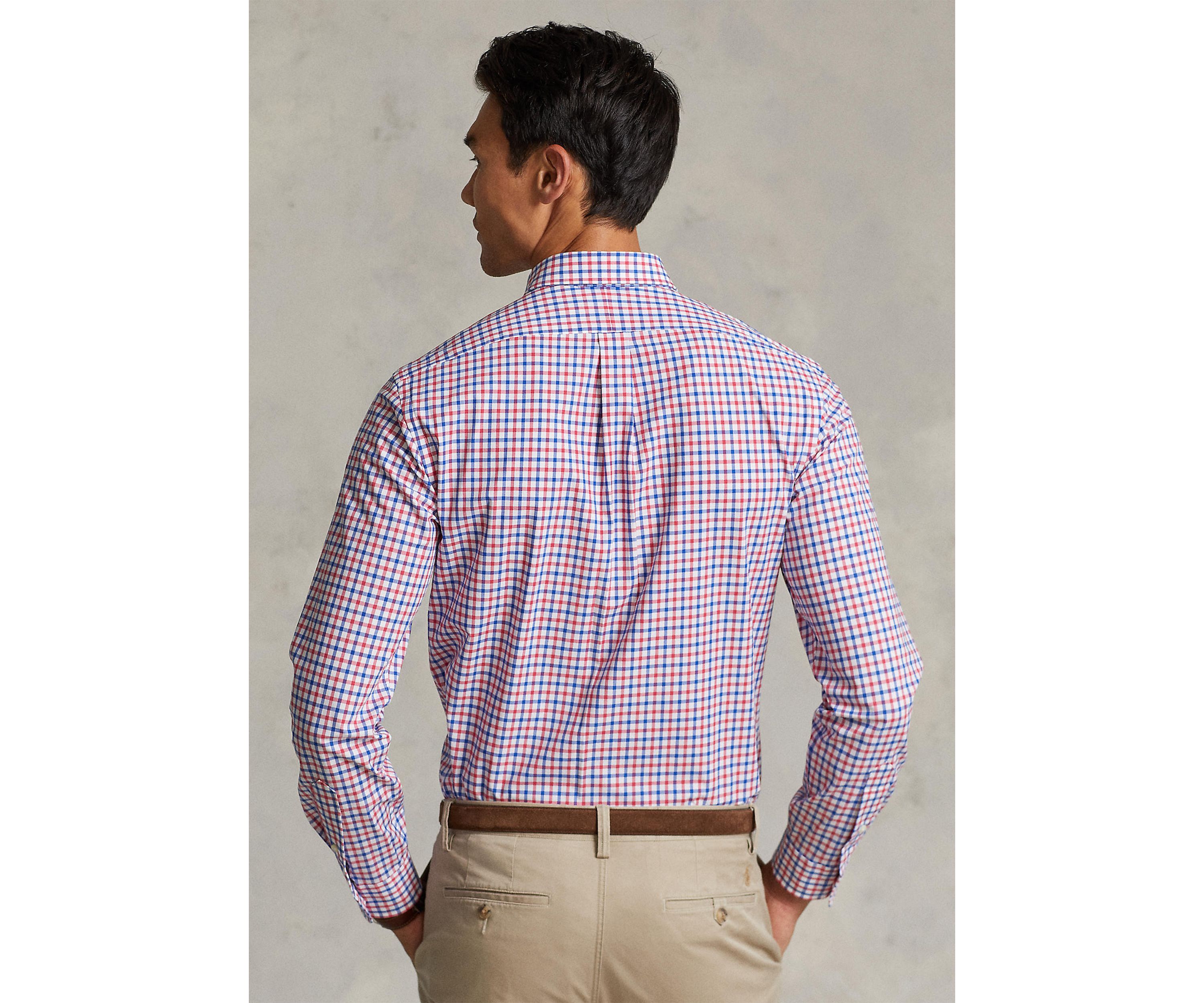 Slim Fit Stretch Poplin Shirt