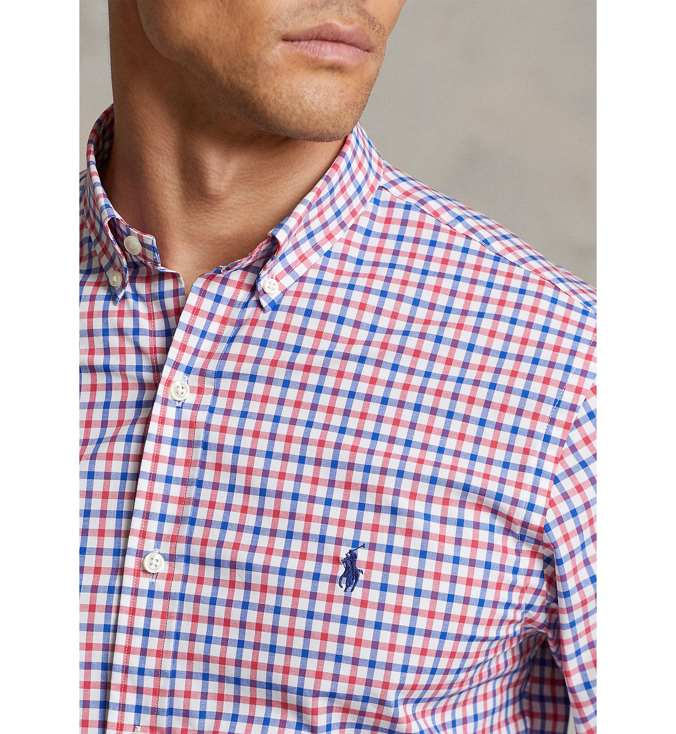 Slim Fit Stretch Poplin Shirt