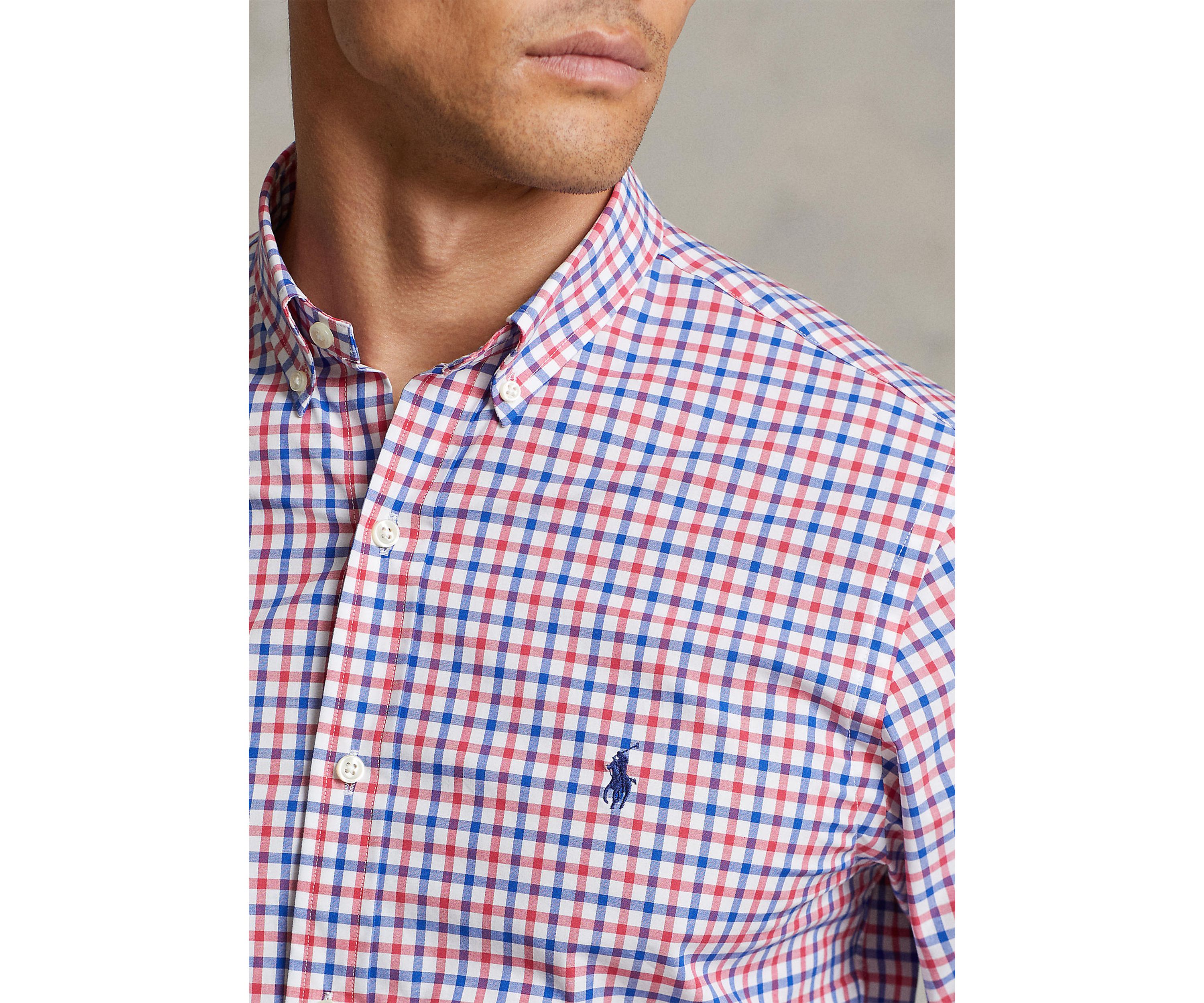 Slim Fit Stretch Poplin Shirt