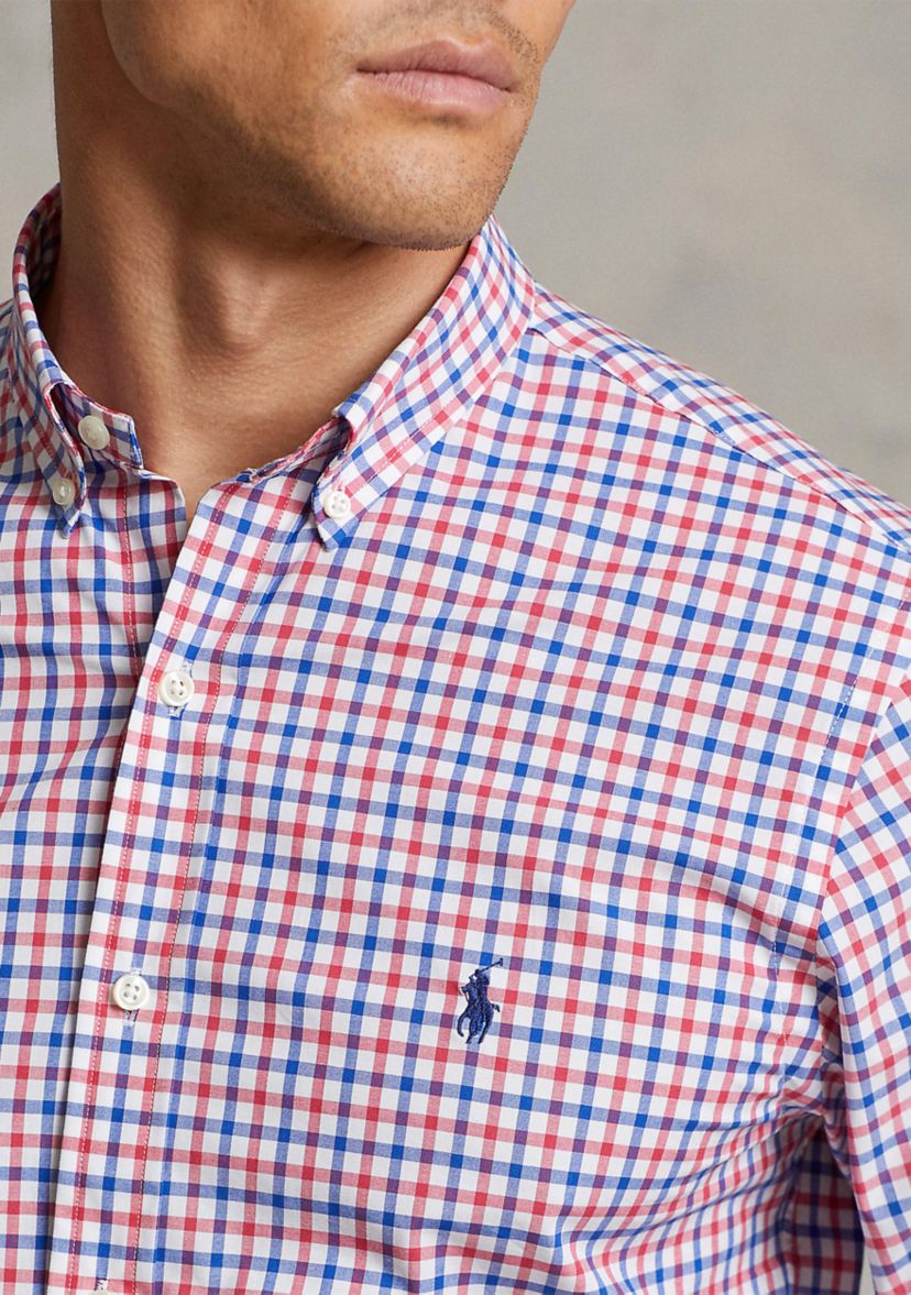 Slim Fit Stretch Poplin Shirt