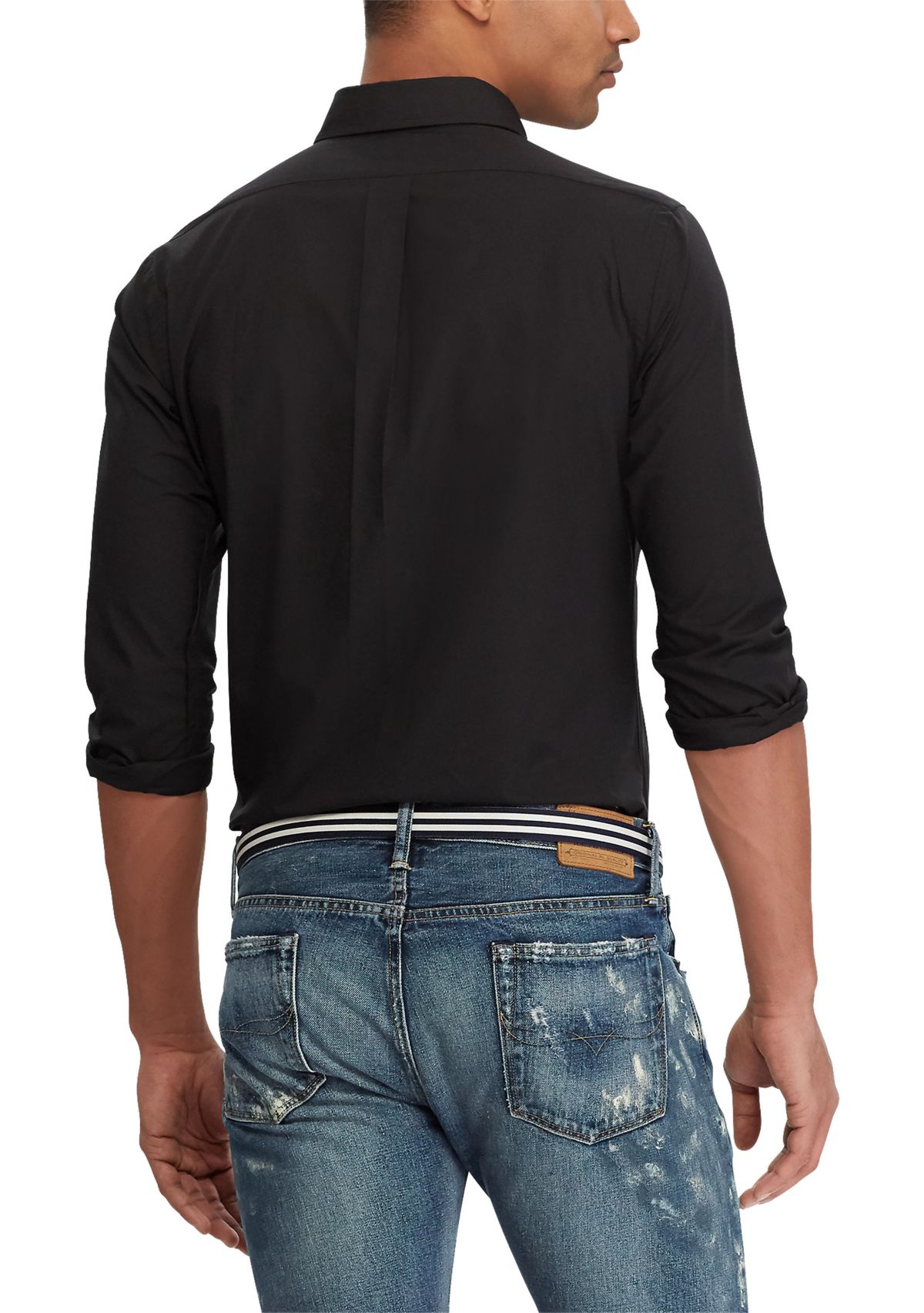 Classic Fit Checked Poplin Shirt	