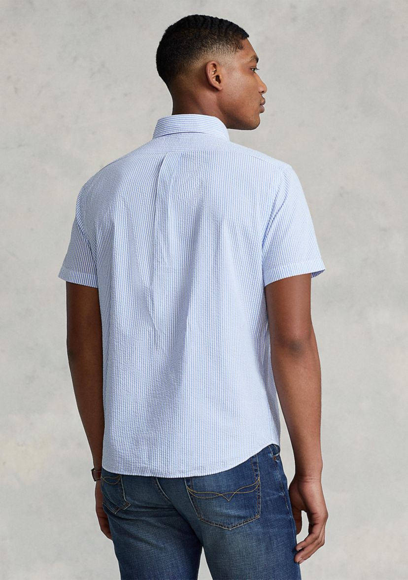 RL Prepster Classic Fit Seersucker Shirt