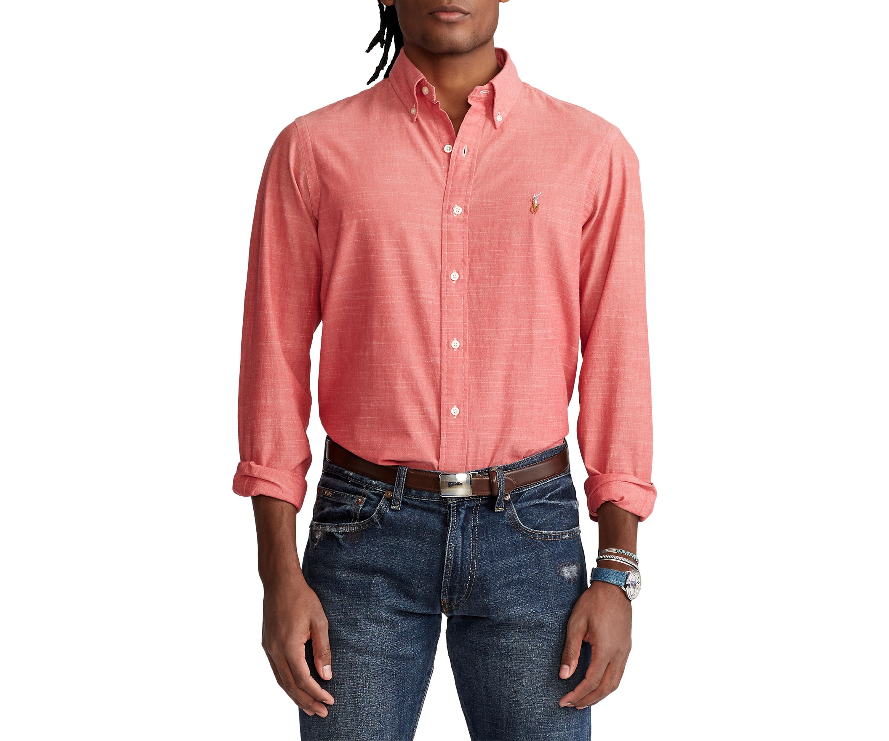 Classic Fit Chambray Shirt	