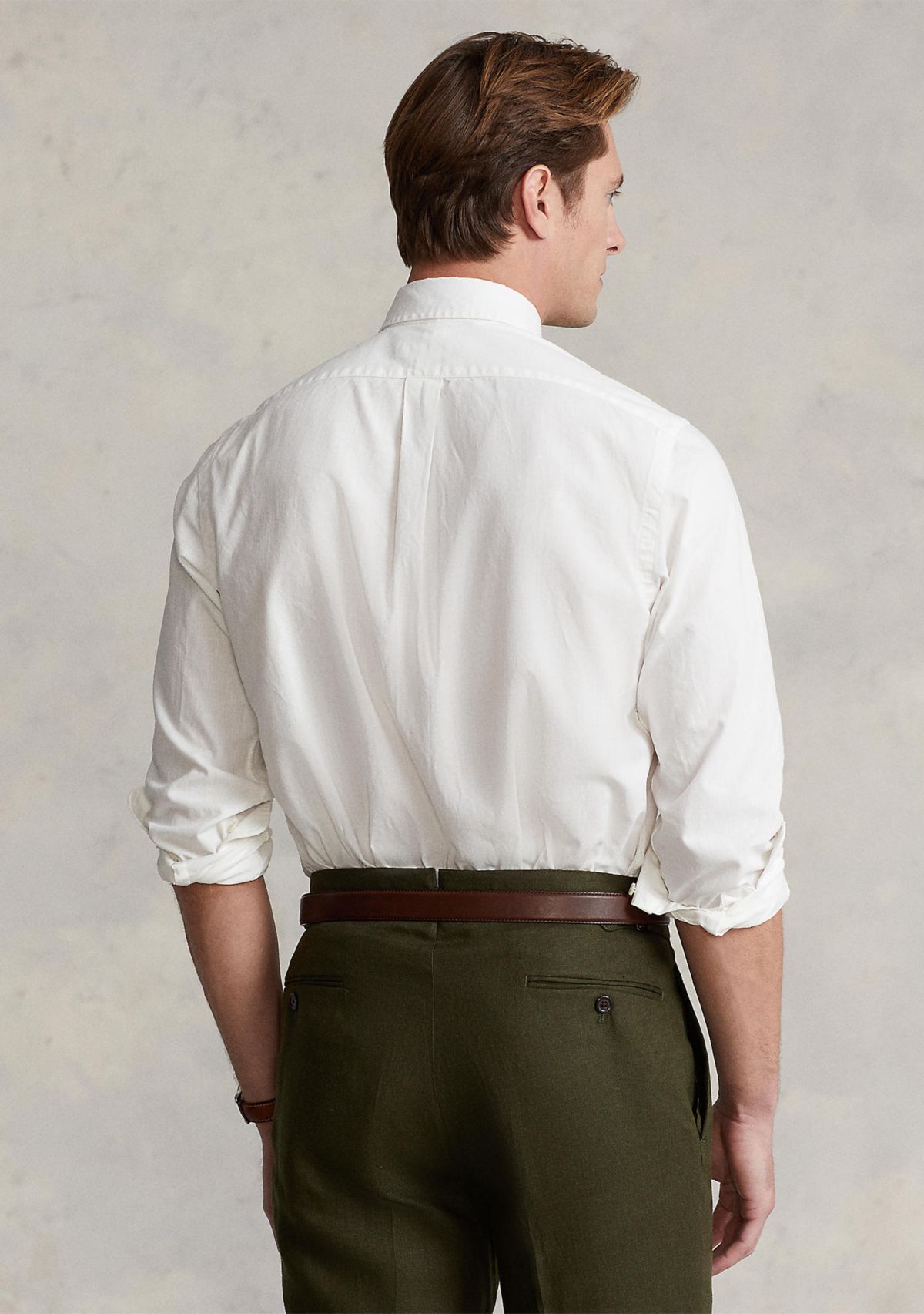 Classic Fit Chambray Shirt	