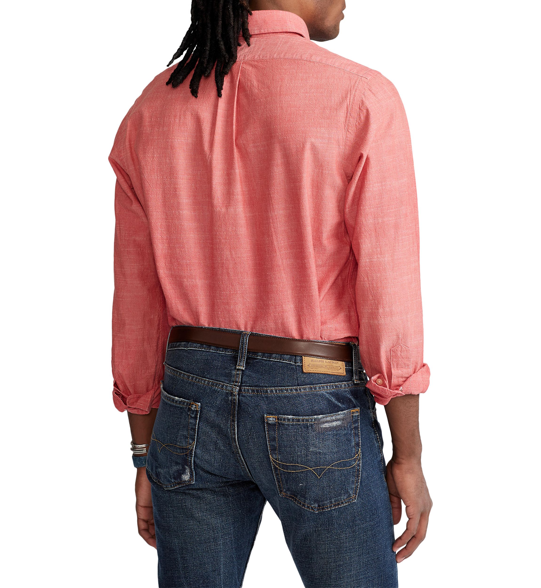 Classic Fit Chambray Shirt	