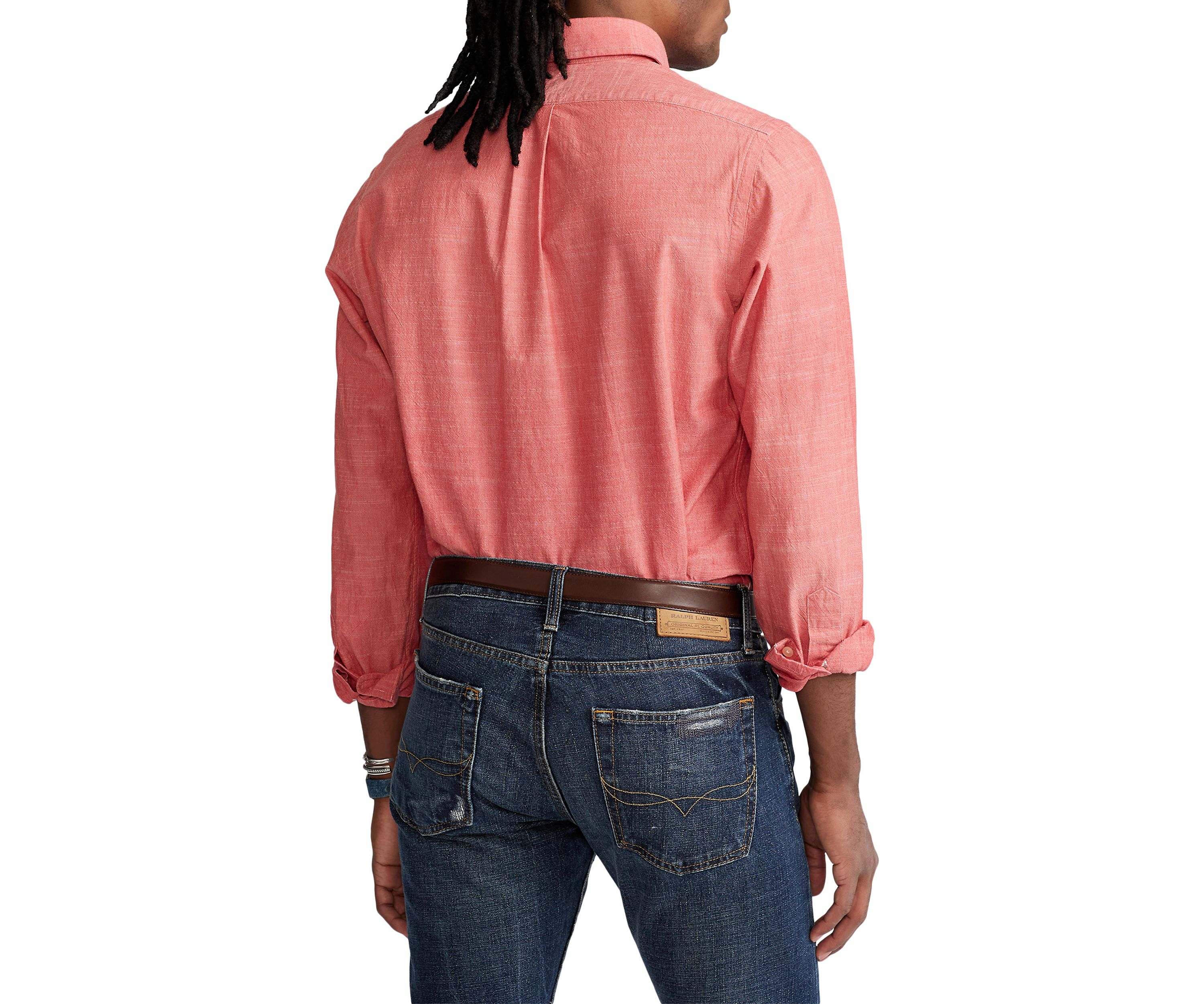 Classic Fit Chambray Shirt	