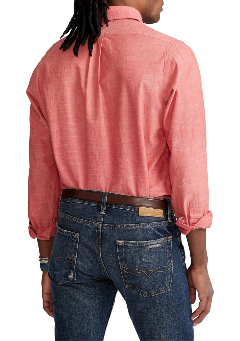 Classic Fit Chambray Shirt	