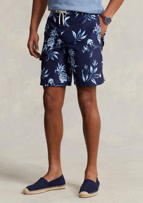 7 Inch Printed Chappy Swim Trunks in Sea Life Navy by Vineyard