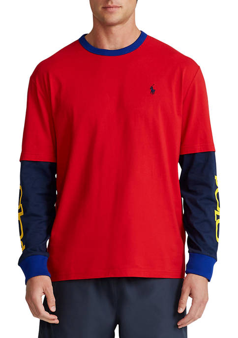 Polo Ralph Lauren Logo Ombré Hooded T-Shirt | belk