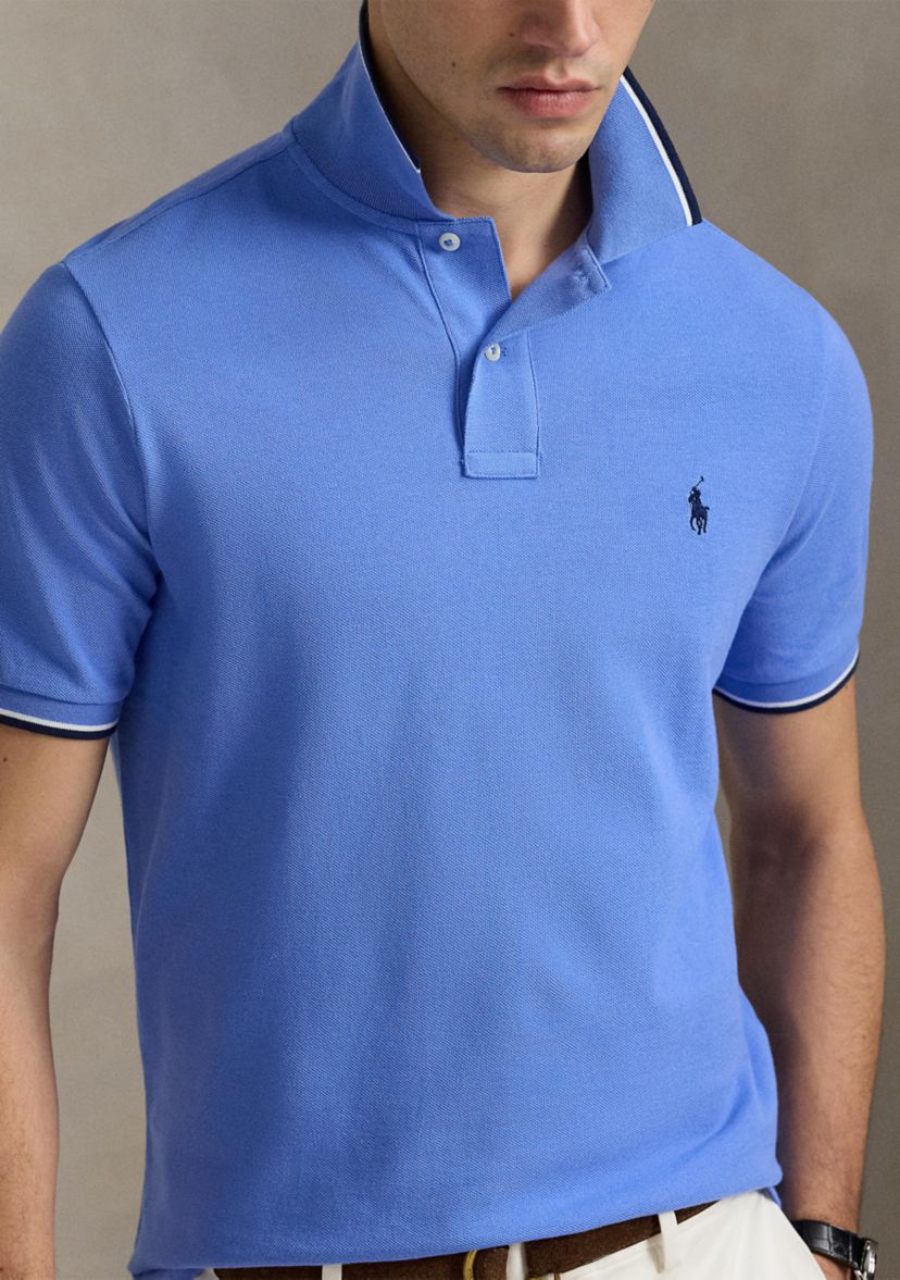 Classic Fit Mesh Polo Shirt