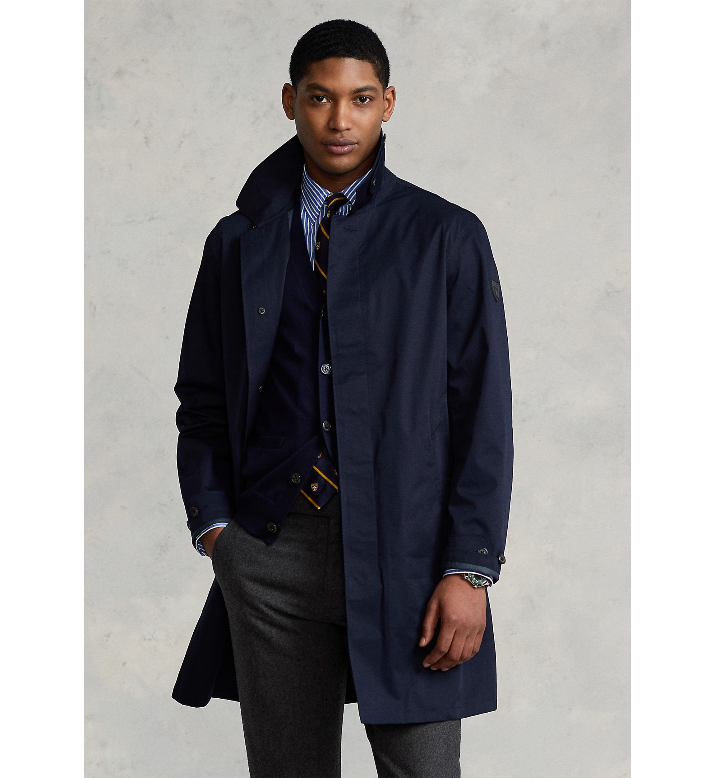Water Repellent Twill Walking Coat