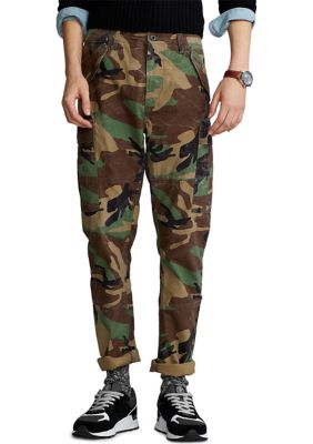 Polo ralph lauren slim best sale fit camo cargo pants