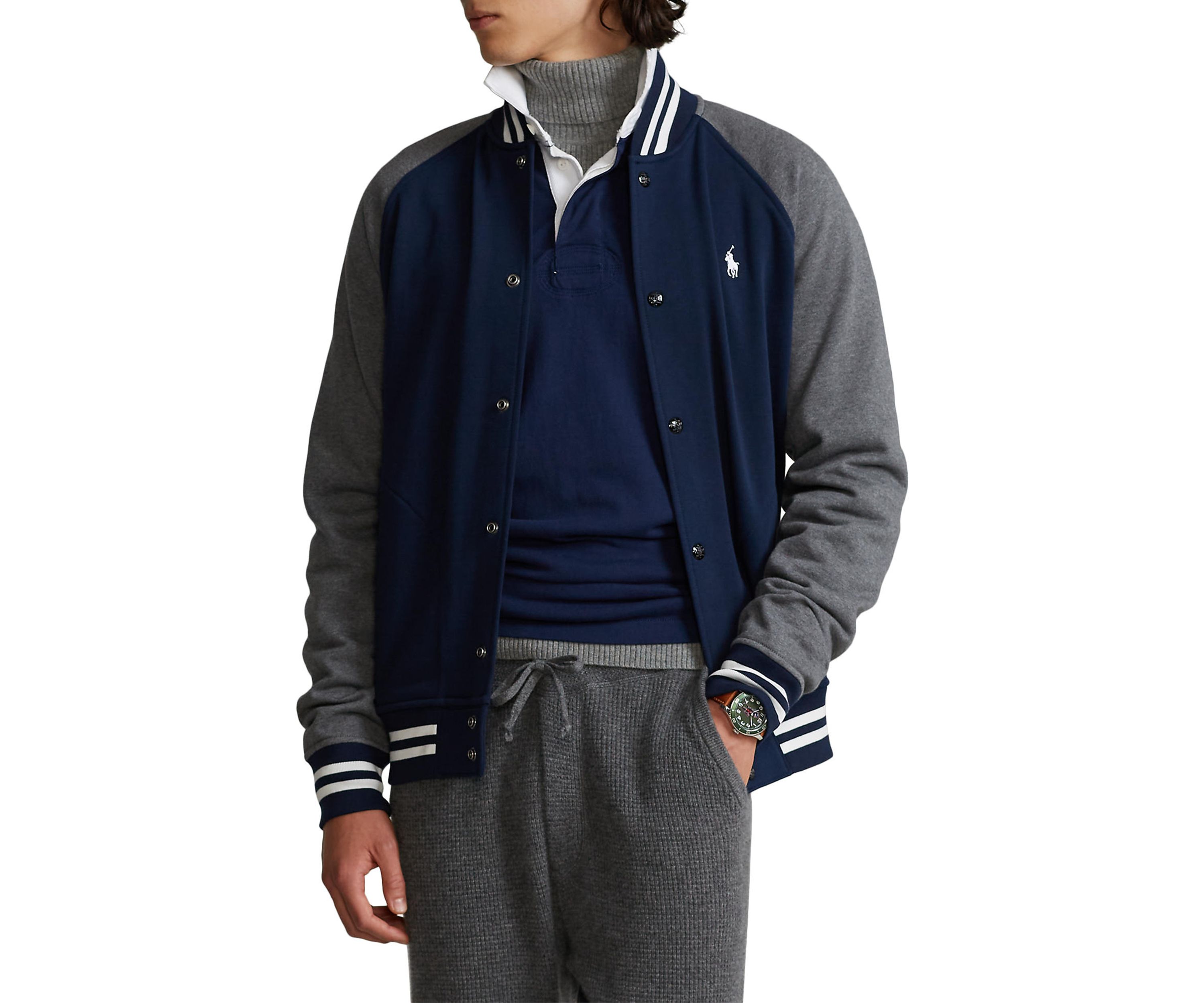 Fleece Baseball Jacket