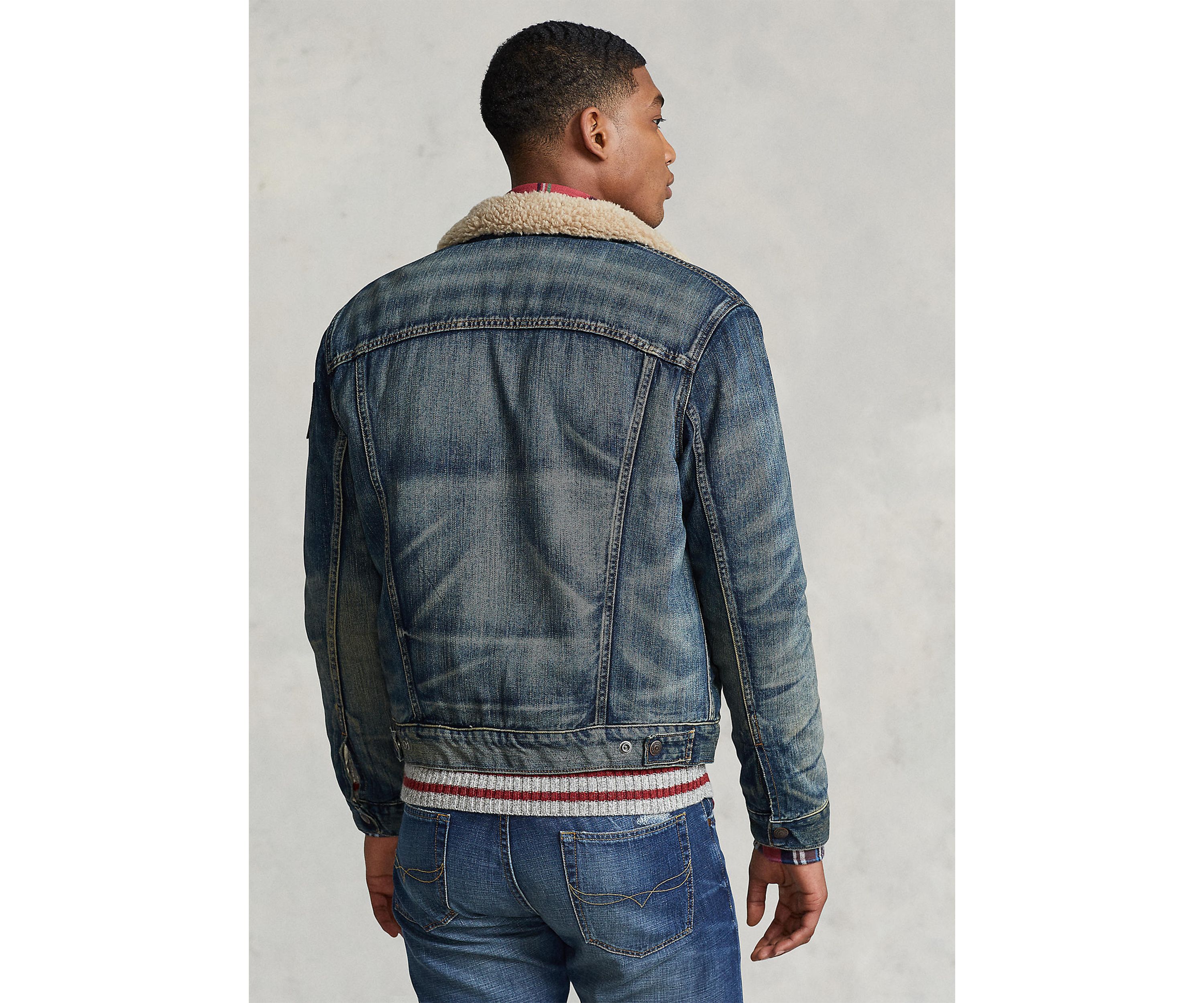 Fleece-Lined Trucker Jacket
