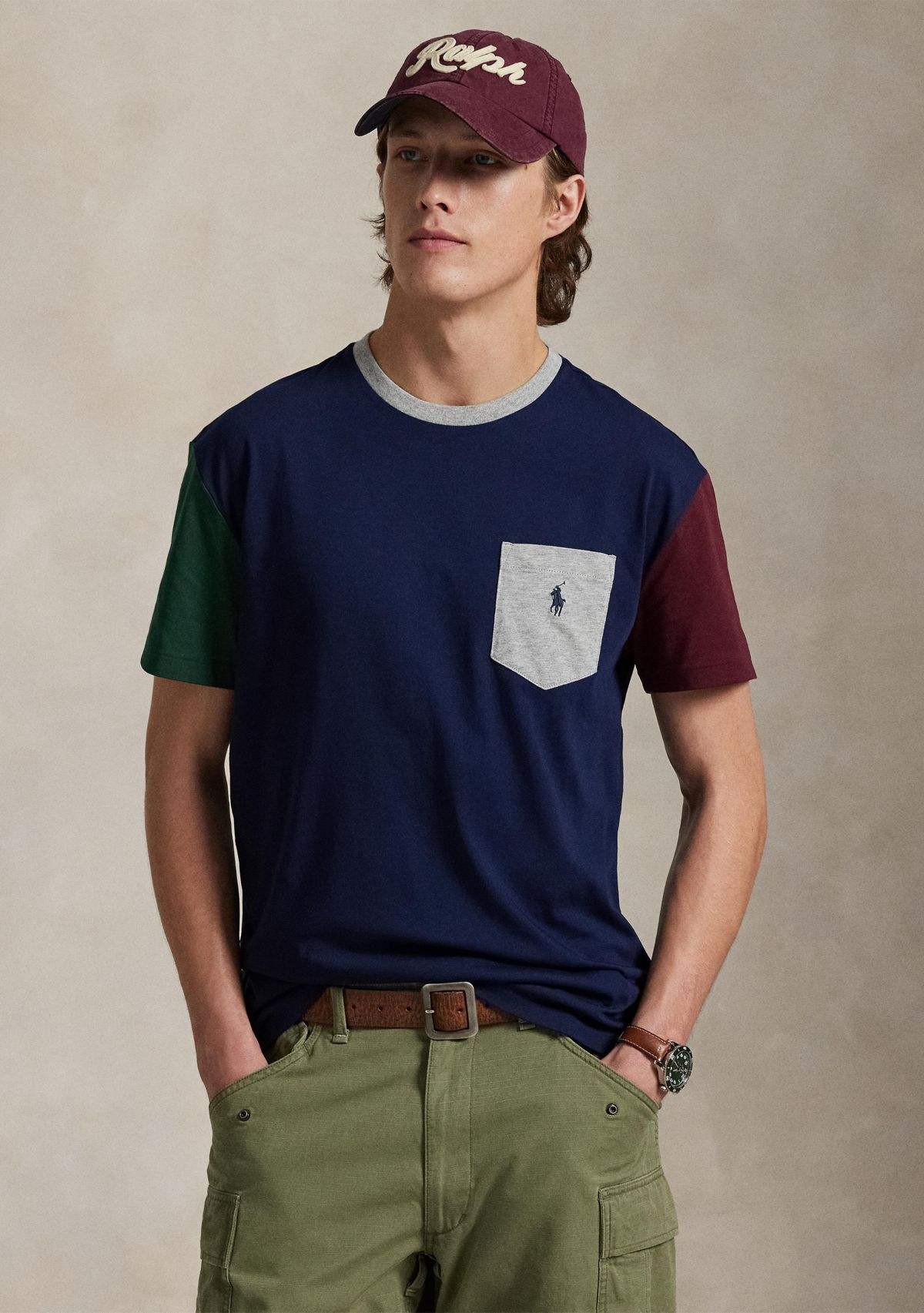 Classic Fit Jersey Pocket T-Shirt