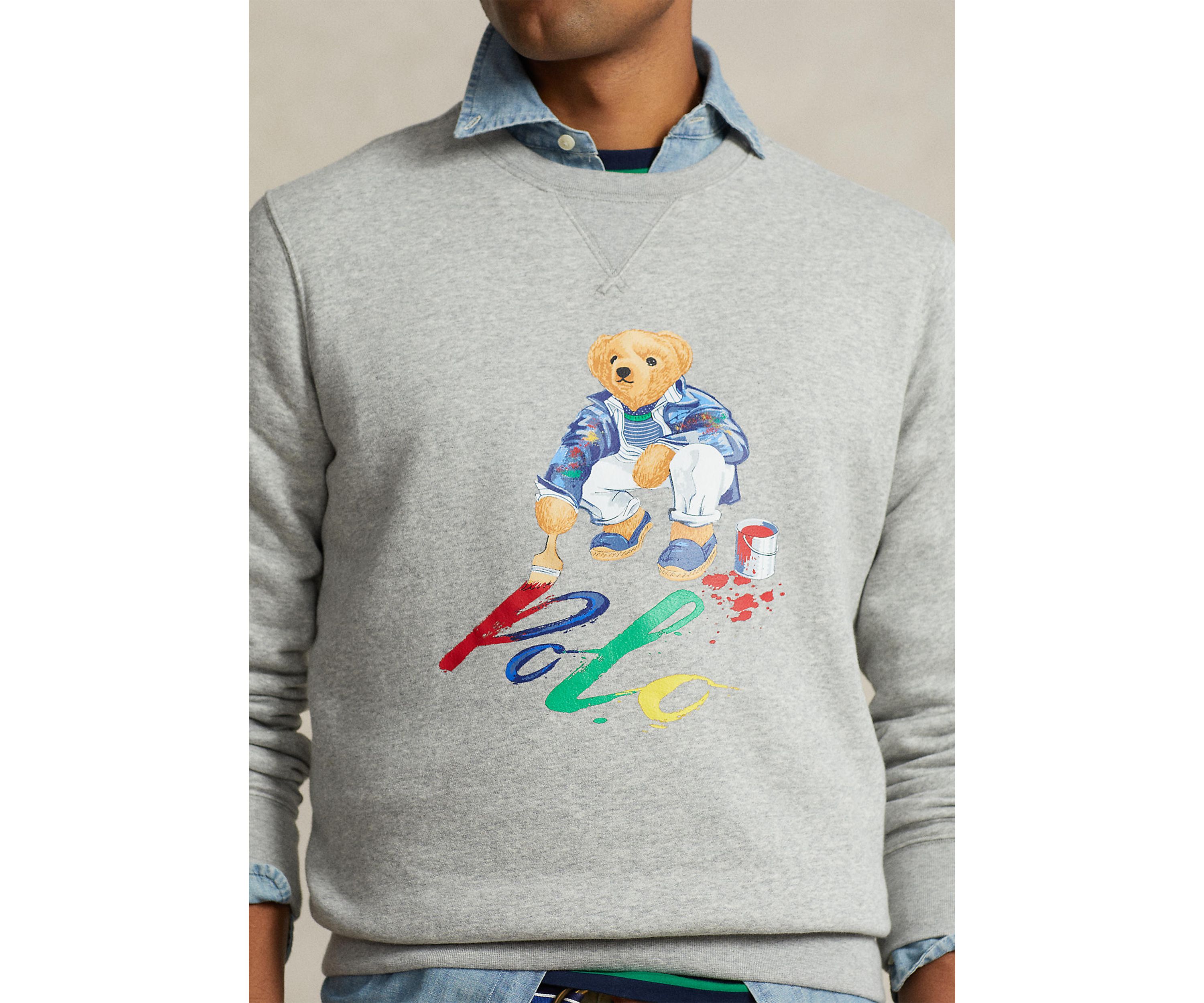 Polo Bear Fleece Sweatshirt
