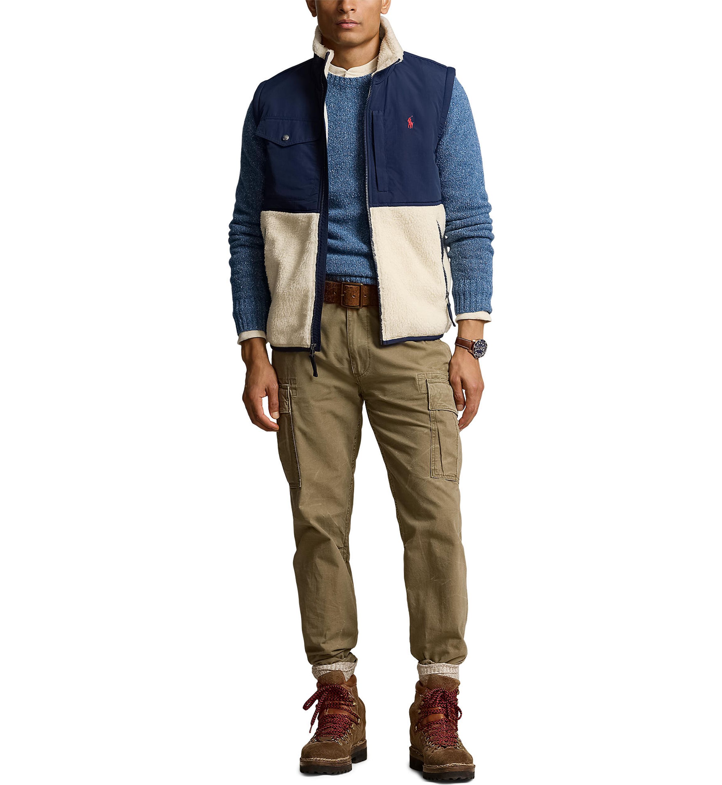 Wind-Blocking Hybrid Vest