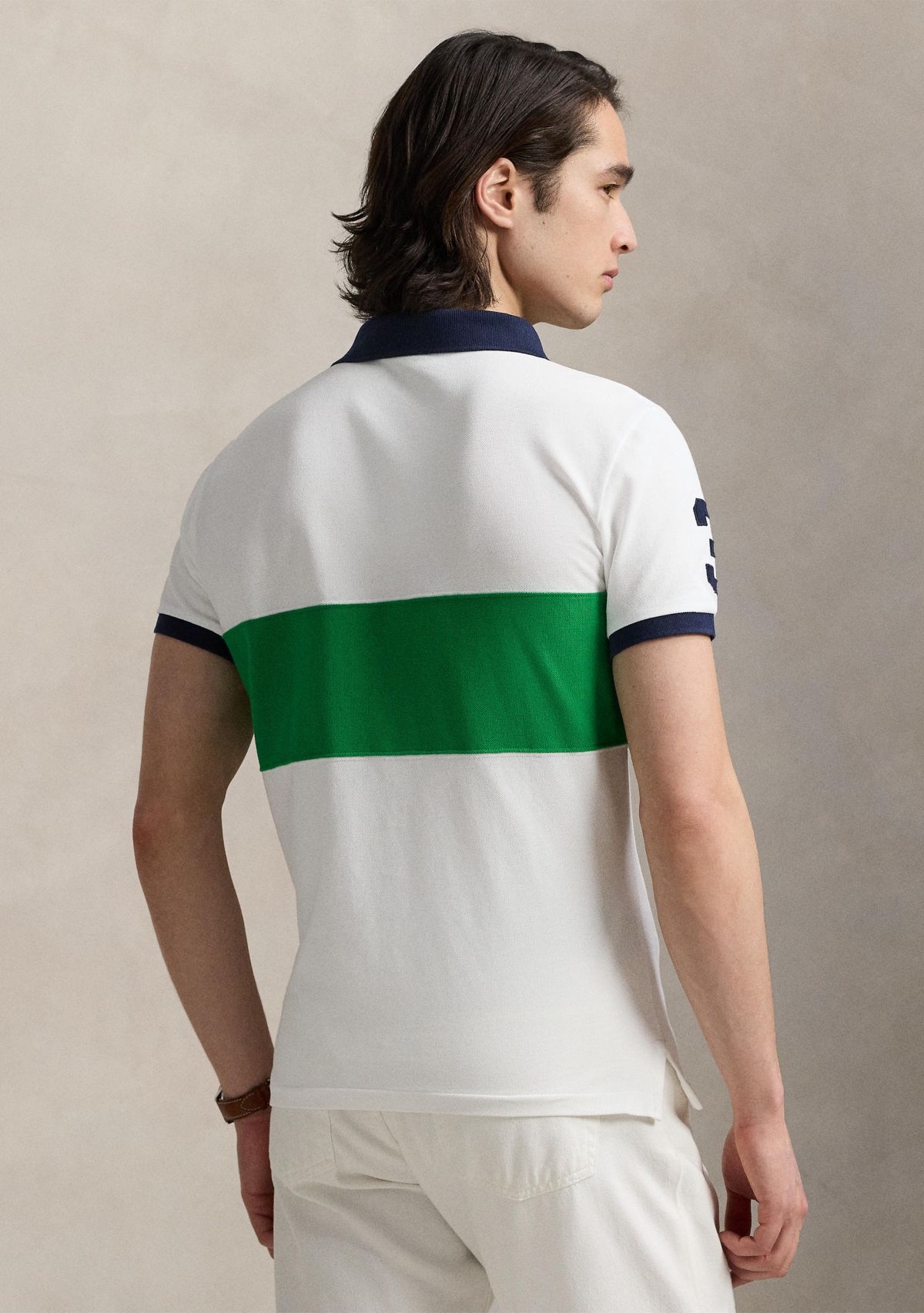 Classic Fit Big Pony Mesh Polo Shirt
