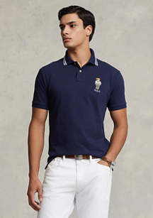 Polo Ralph Lauren Classic Fit Polo Bear Mesh Polo Shirt | belk